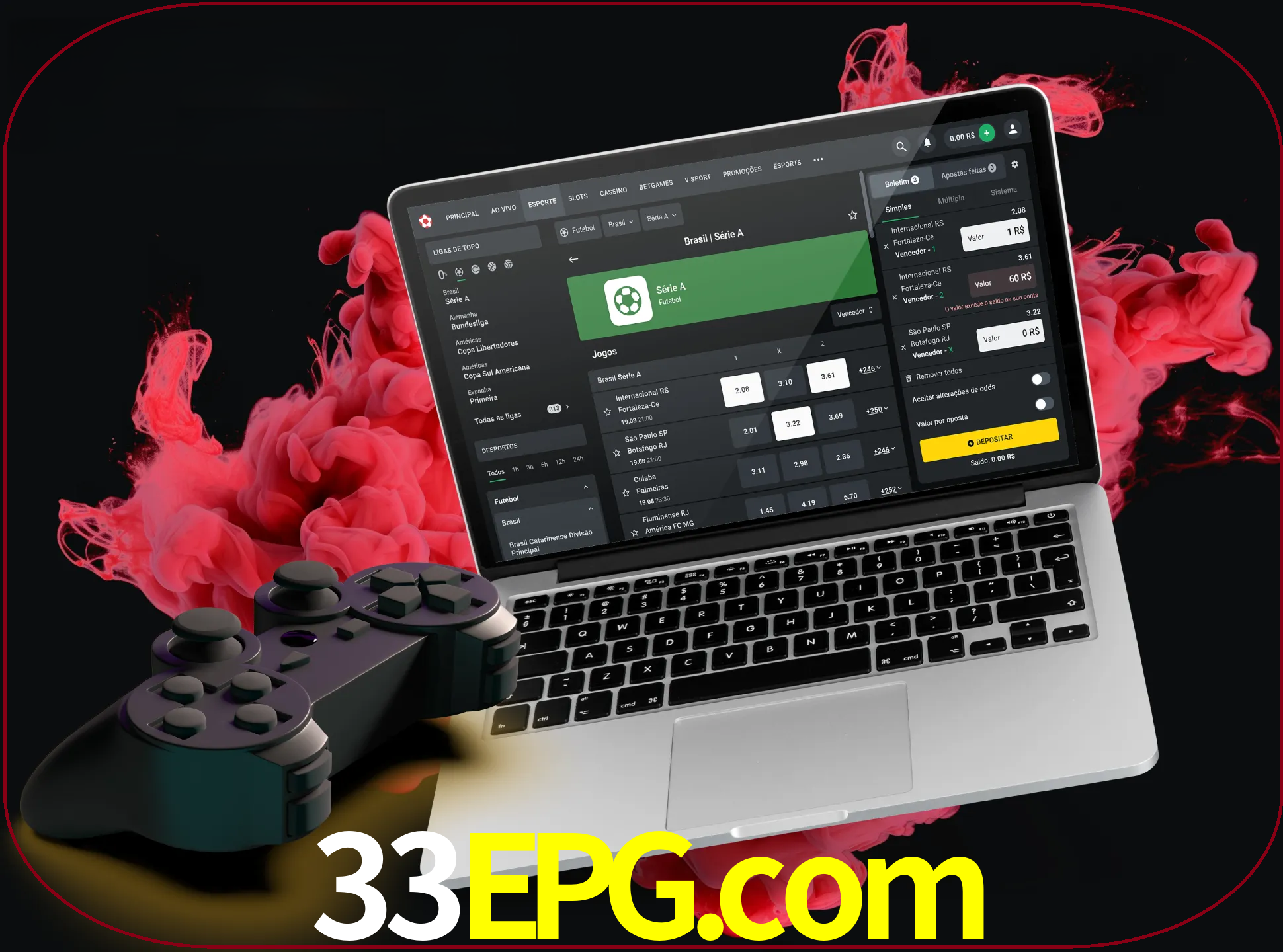 Visite a secção especial de jogos de vídeo em 33epg para descobrir em que jogos pode apostar e ganhar muito dinheiro.